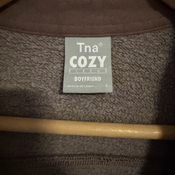 TNA Cozy Fleece in Purple/Brown - Picture 4 of 6